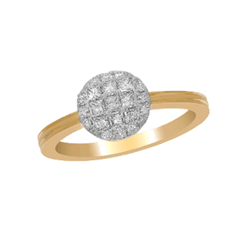 18K Yellow Gold Ring